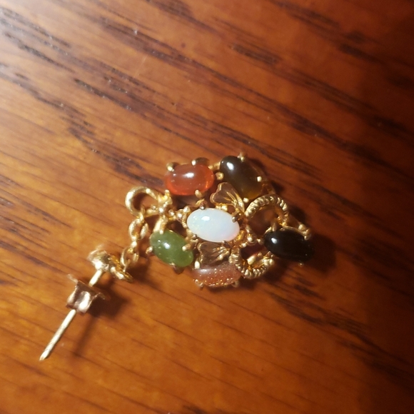 Vintage goldtone earrings - Picture 3 of 3